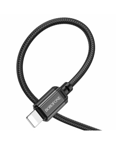 Кабель BOROFONE BX87 Sharp PD charging data cable for iP Black (BX87LPB)