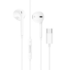 Навушники BOROFONE M80 Magnificent Type-C wire-controlled digital earphones with microphone White (M80CW)