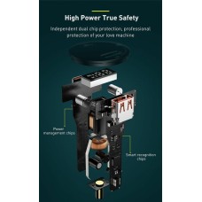 ОЗУ Baseus Superme Digital Display PPS Dual Quick Charger Car Charger 100 W Black (CCZX-01)