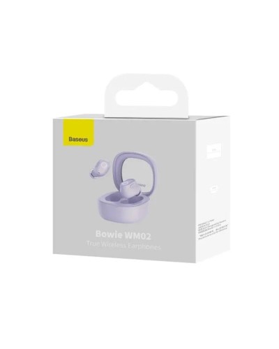 Навушники Baseus Bowie WM02 True Wireless Earphones Purple (NGTW180005)