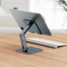 Держатель для мобильного Baseus Desktop Biaxial Foldable Metal Stand (for Tablets) Grey (LUSZ000113)