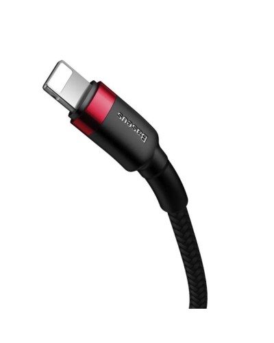 Кабель Baseus Cafule Cable Type-C to iP PD 20W 1m Red+Black (CATLKLF-91)