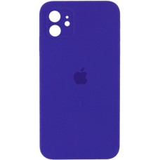 Чехол для смартфона Silicone Full Case AA Camera Protect для Apple iPhone 12 22,Dark Purple (FullAAi12-22)