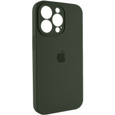 Чехол для смартфона Silicone Full Case AA Camera Protect для iPhone 14 Pro Max 40,Atrovirens (FullAAi14PM-40)