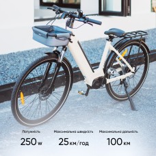 Электровелосипед OKAI EB10 Beige 28', 250(500)W, 14.4Ah, 100km, 25km\h, NFC, App, 29kg (EB10)