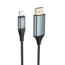 Кабель HOCO UA15 High-definition on-screen cable for iP to HDTV Metal Gray (6931474750365)