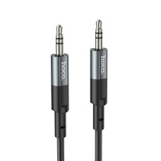 Аудиокабель HOCO UPA23 AUX audio cable Metal Gray (6931474783820)