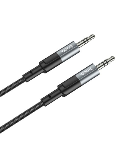 Аудiокабель HOCO UPA23 AUX audio cable Metal Gray (6931474783820)