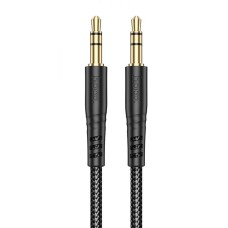 Аудiокабель HOCO UPA24 Smooth AUX audio cable Black (6931474789136)