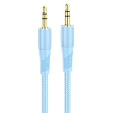 Аудiокабель HOCO UPA25 Transparent Discovery Edition AUX audio cable Blue (6931474791146)