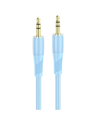 Аудiокабель HOCO UPA25 Transparent Discovery Edition AUX audio cable Blue (6931474791146)