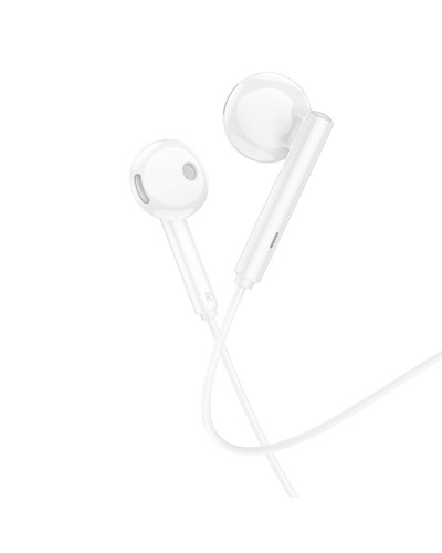 Навушники BOROFONE BM82 Art music digital earphones with mic White (BM82W)