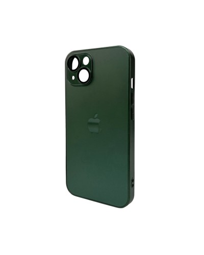 Чохол для смартфона AG Glass Matt Frame Color Logo for Apple iPhone 13 Cangling Green (AGMattFrameiP13Green)