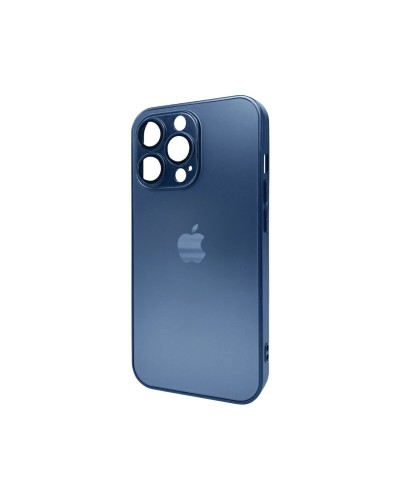 Чохол для смартфона AG Glass Matt Frame Color Logo for Apple iPhone 13 Pro Navy Blue (AGMattFrameiP13PBlue)