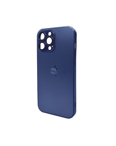 Чохол для смартфона AG Glass Matt Frame Color Logo for Apple iPhone 13 Pro Max Navy Blue (AGMattFrameiP13PMBlue)