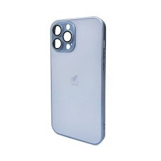 Чехол для смартфона AG Glass Matt Frame Цвет для Apple iPhone 13 Pro Max Sierra Blue (AGMattFrameiP13PMLBlue)