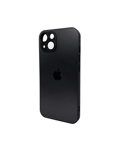 Чохол для смартфона AG Glass Matt Frame Color Logo for Apple iPhone 14 Graphite Black (AGMattFrameiP14Black)