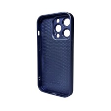 Чехол для смартфона AG Glass Matt Frame Цвет для Apple iPhone 14 Pro Navy Blue (AGMattFrameiP14PBlue)