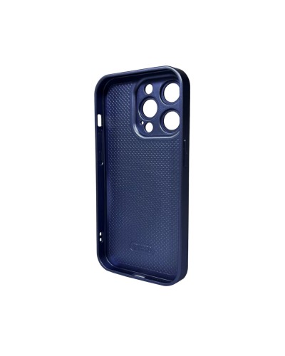 Чохол для смартфона AG Glass Matt Frame Color Logo for Apple iPhone 14 Pro Navy Blue (AGMattFrameiP14PBlue)