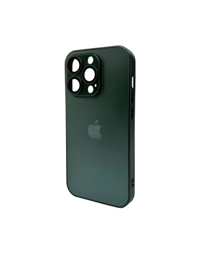 Чохол для смартфона AG Glass Matt Frame Color Logo for Apple iPhone 14 Pro Cangling Green (AGMattFrameiP14PGreen)