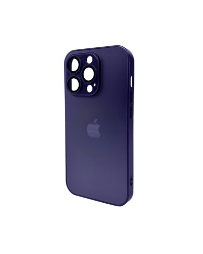 Чохол для смартфона AG Glass Matt Frame Color Logo for Apple iPhone 14 Pro Deep Purple (AGMattFrameiP14PPurple)