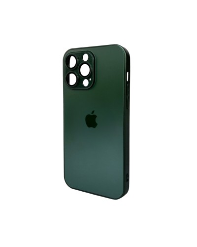 Чохол для смартфона AG Glass Matt Frame Color Logo for Apple iPhone 14 Pro Max Cangling Green (AGMattFrameiP14PMGreen)