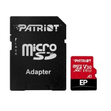 microSDXC (UHS-1 U3) Patriot EP Series 1Тb класс 10 V30 (R-100MB/s, W-80MB/s) (adapter SD) (PEF1TBEP31MCX)