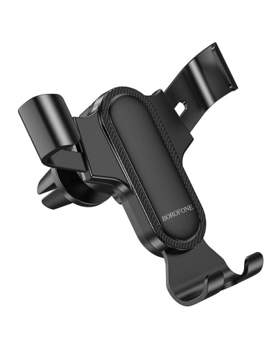 Тримач для мобільного BOROFONE BH74 Rock air outlet gravity car holder Black (BH74B)