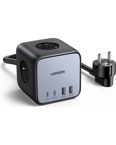 Зарядний пристрій UGREEN CD268 65W DigiNest Cube (2C2A) (UGR-60113) (UGR-60113)