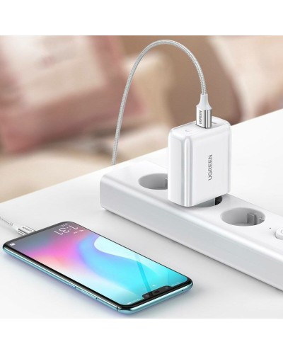 Зарядний пристрій UGREEN CD170 38W USB-C Wall Charger EU (White) (UGR-60468) (UGR-60468)