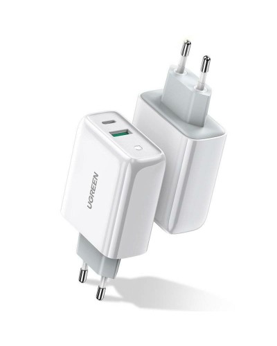 Зарядний пристрій UGREEN CD170 38W USB-C Wall Charger EU (White) (UGR-60468) (UGR-60468)