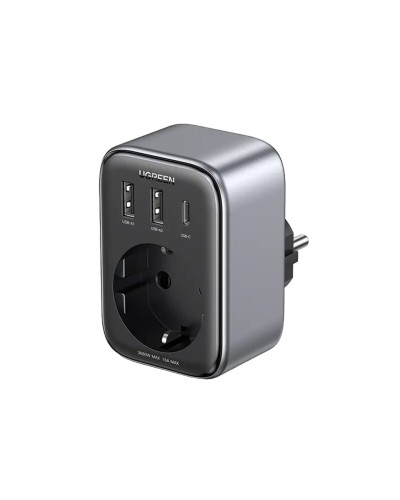 Зарядний пристрій UGREEN CD314 30W Outlet Extender EU (2A1C) (UGR-90613) (UGR-90613)