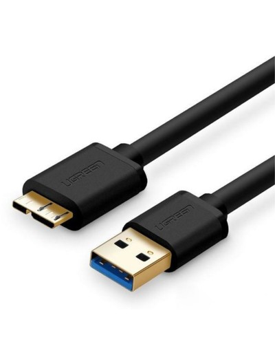 Кабель UGREEN US130 USB 3.0 A Male to Micro USB 3.0 Type B Male Cable 1m (Black) (UGR-10841) (UGR-10841)