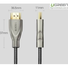 Кабель UGREEN HD131 HDMI Carbon Fiber Zinc Alloy Cable 3m (Gray) (UGR-50109) (UGR-50109)
