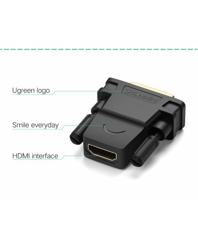 Кабель UGREEN 20124 DVI 24+1 Уникальный HDMI HDMI Adapter (Black) (UGR-20124) (UGR-20124)