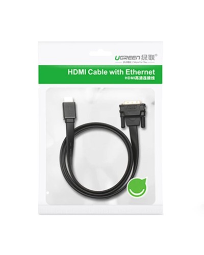 Кабель UGREEN HD106 HDMI to DVI Cable 2m (Black) (UGR-10135) (UGR-10135)