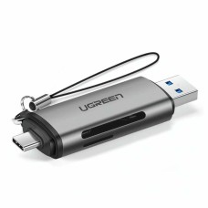 Кардидер UGREEN CM185 USB-C/USB-A Card Reader (UGR-50706) (UGR-50706)