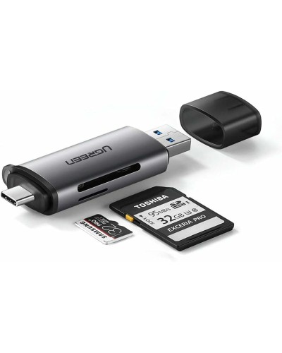 Кардрiдер UGREEN CM185 USB-C/USB-A Card Reader (UGR-50706) (UGR-50706)