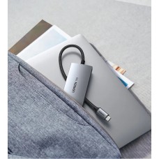 Хаб UGREEN CM480 USB-C to 2×USB 3.2+2×USB-C Adapter 10G (UGR-30758) (UGR-30758)