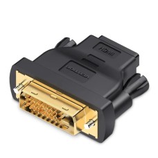 Адаптер  Vention DVI(24+1) Male to HDMI Female Adapter Black (ECDB0) (ECDB0)