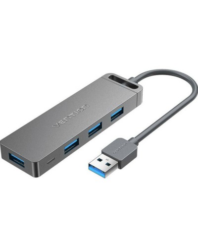 Хаб Vention 4-Port USB 3.0 Hub With Power Supply 0.15M Black (CHLBB) (CHLBB)