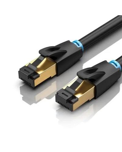 Кабель Vention Cat.8 SFTP Patch Cable 1M Black (IKABF) (IKABF)