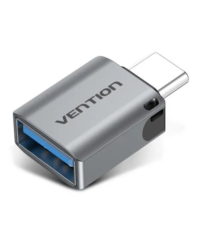 Кабель Vention USB-C Male to USB 3.0 Female OTG Adapter Gray Aluminum Alloy Type (CDQH0) (CDQH0)