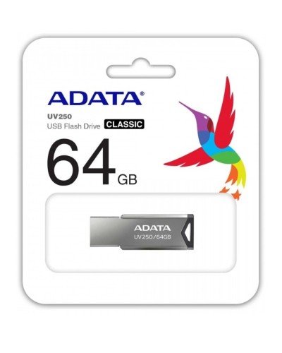 Flash A-DATA USB 2.0 AUV 250 64Gb Black (AUV250-64G-RBK)