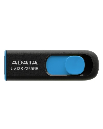 Flash A-DATA USB 3.2 UV 128 256Gb Black/Blue (AUV128-256G-RBE)