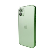 Чехол для смартфона AG Glass Matt Frame Цвет для Apple iPhone 11 Light Green (AGMattFrameiP11LGreen)