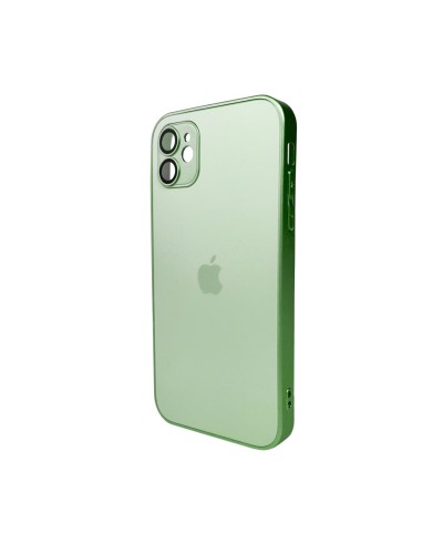 Чохол для смартфона AG Glass Matt Frame Color Logo for Apple iPhone 11 Light Green (AGMattFrameiP11LGreen)