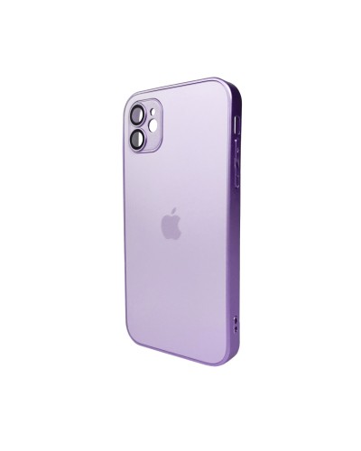 Чохол для смартфона AG Glass Matt Frame Color Logo for Apple iPhone 11 Light Purple (AGMattFrameiP11LPurple)