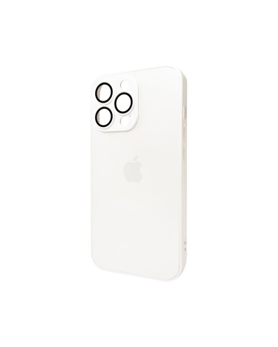 Чохол для смартфона AG Glass Matt Frame Color Logo for Apple iPhone 11 Pro Max Pearly White (AGMattFrameiP11PMWhite)