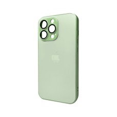 Чохол для смартфона AG Glass Matt Frame Color Logo for Apple iPhone 11 Pro Max Light Green (AGMattFrameiP11PMLGreen)